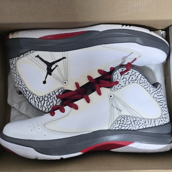 Jordan Other - Jordan White and Red 2012 Athletic Shoes with Iconic Design